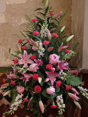 Altar Flowers Queen's 90th Birthday 2016